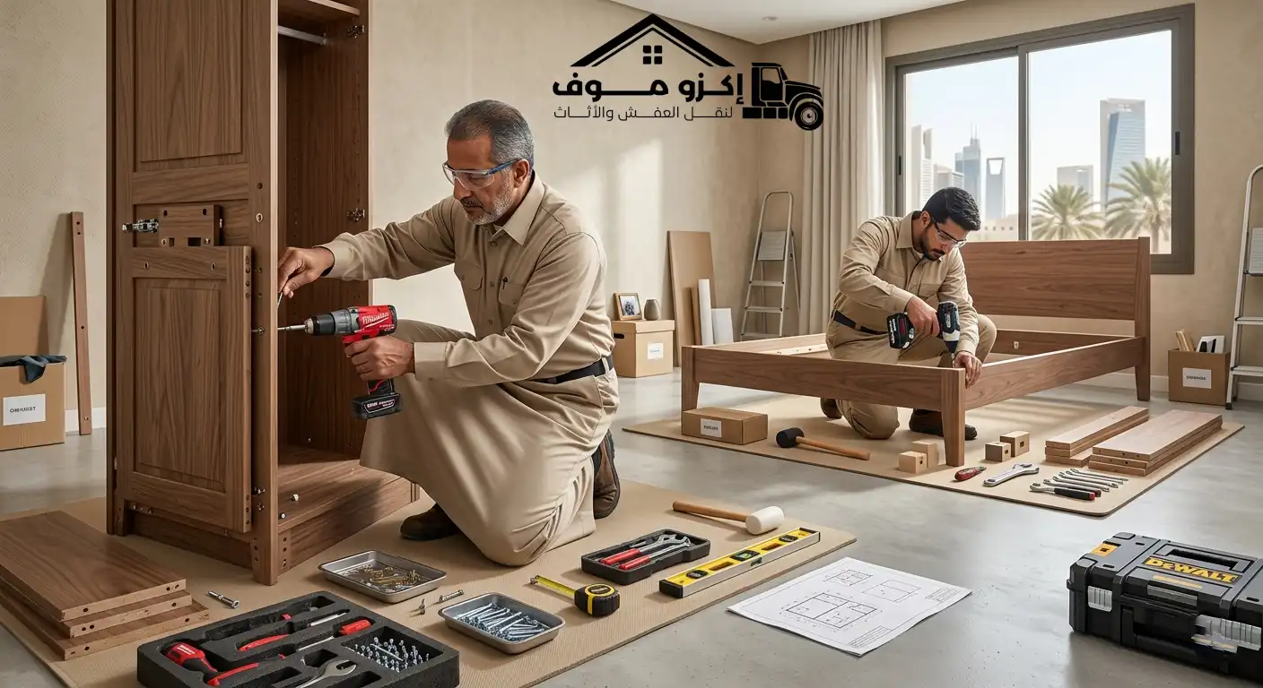 فك وتركيب الأثاث